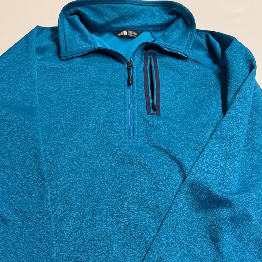 The North Face Blue Zip Up XL